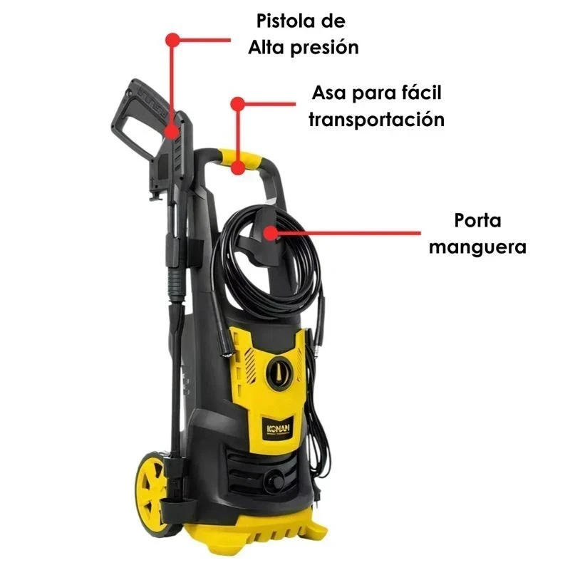 HIDROLAVADORA KONAN 2200W 150BAR 3