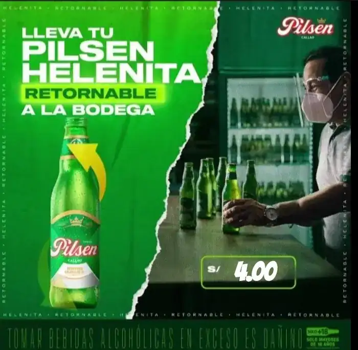 Cerveza Pilsen 305ml 🍻 