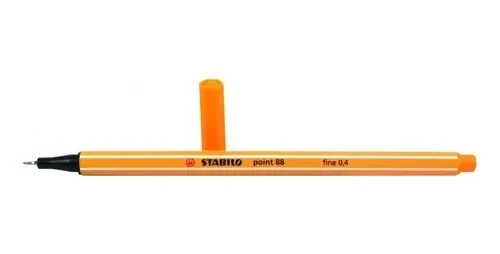 Estabilo rotulador naranja punta 0.4 