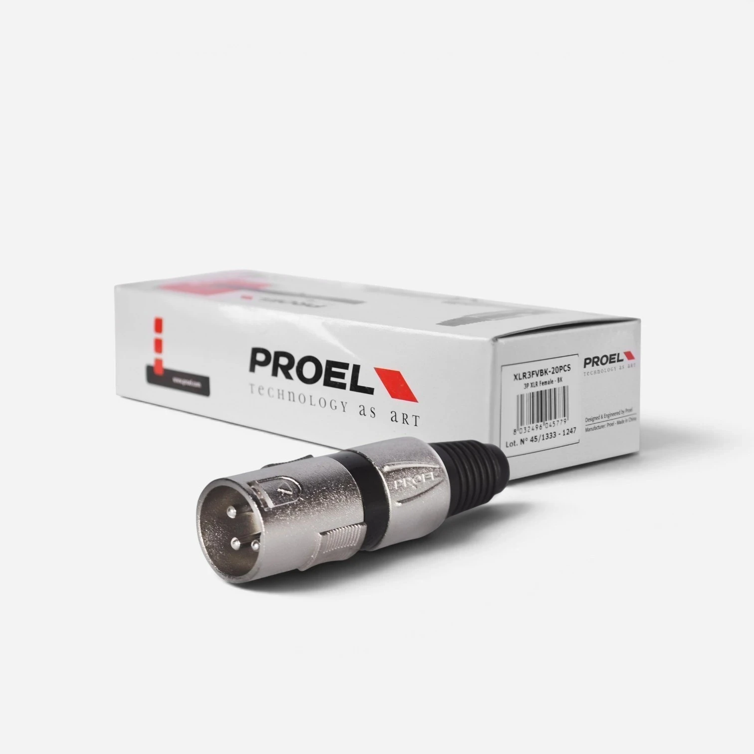 20PCS - XLR3MVPROBK PROEL
