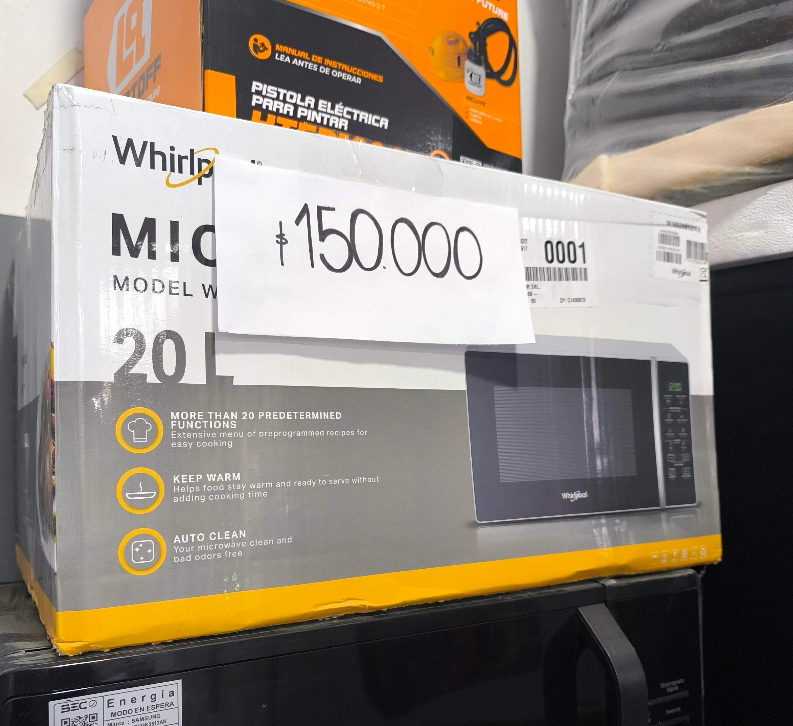 Outlet Microondas Whirlpool 20 lt