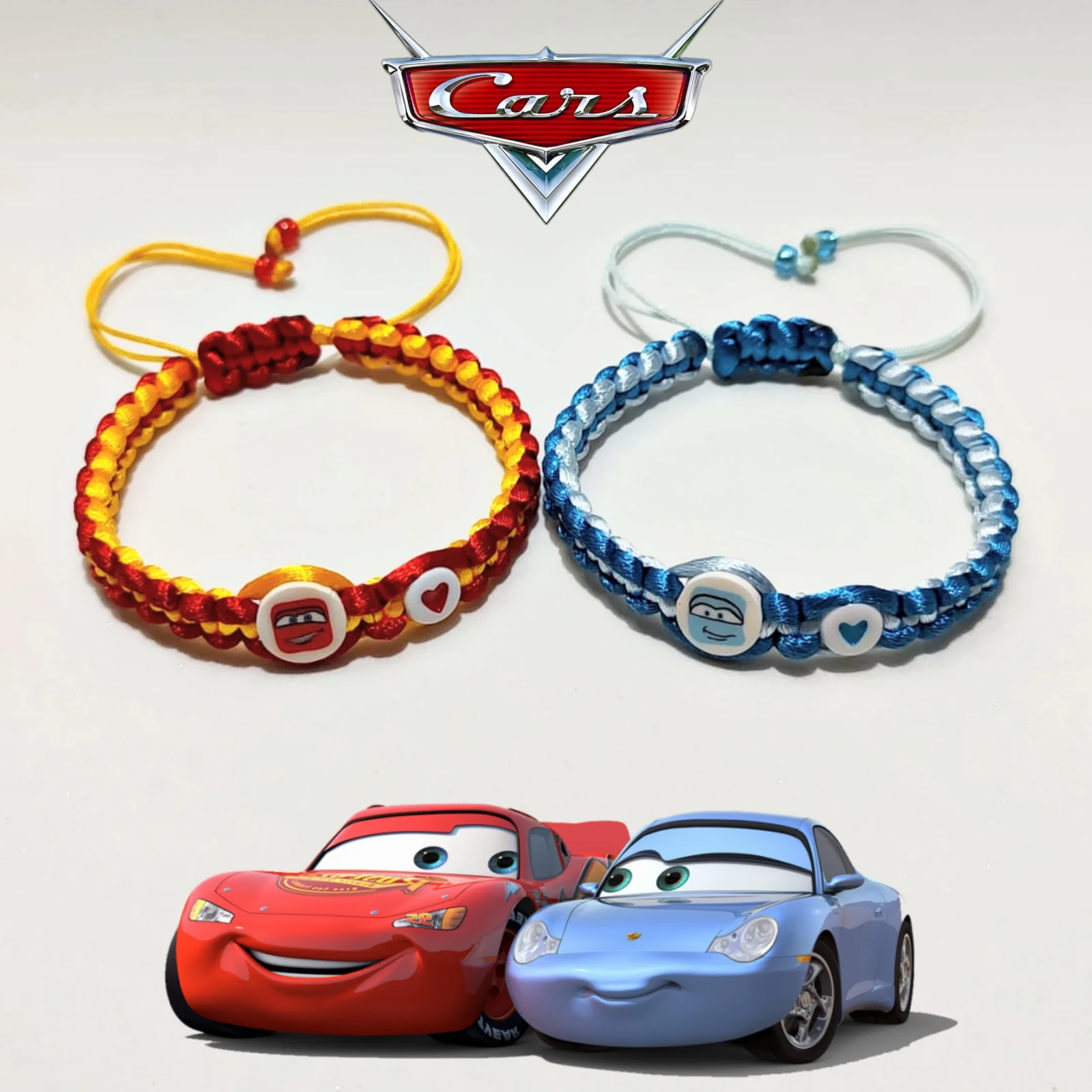 Dúo Pulseras de Mcqueen y Sally