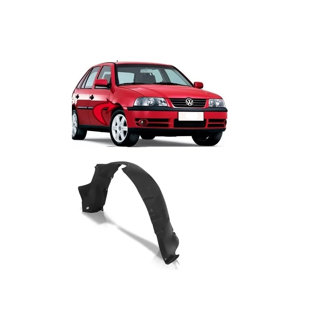Protector de guarda barro delantero plastico derecho VW Gol 2000 - 2006 / DP184