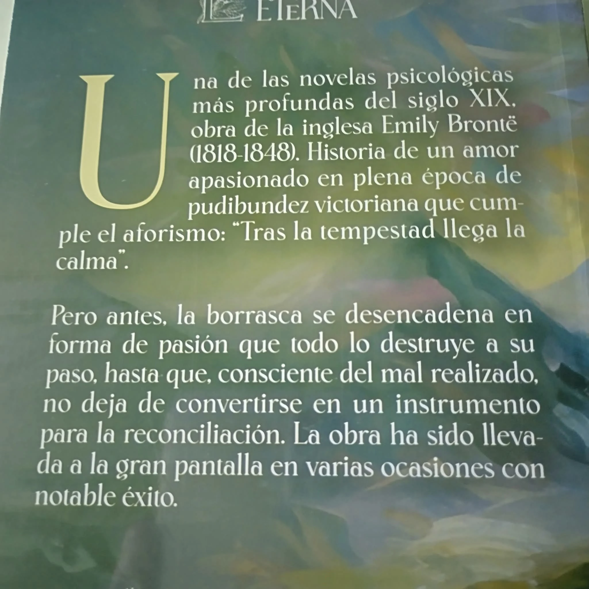 Cumbres borrascosas, Emily Bronte nuevo  2