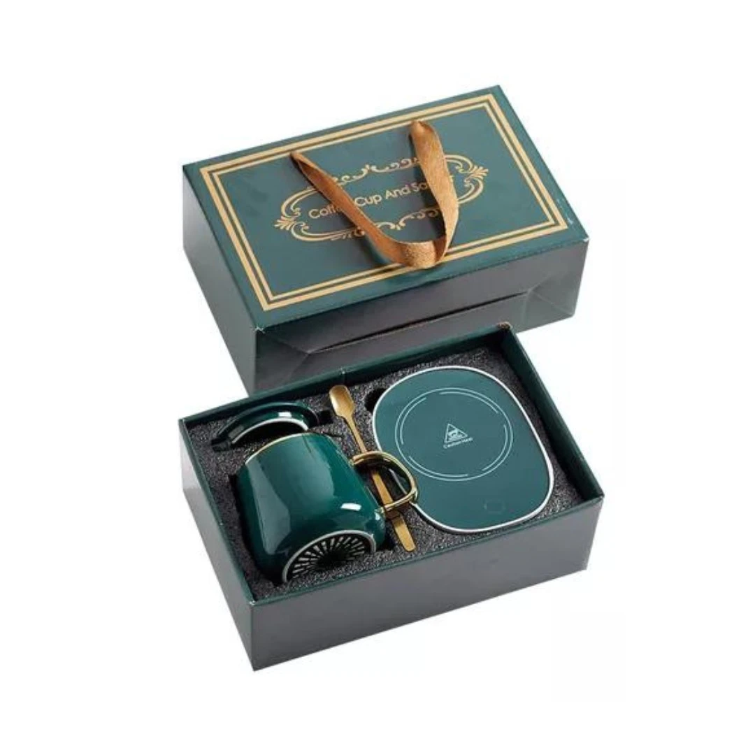 Taza con Calentador + Cuchara 4