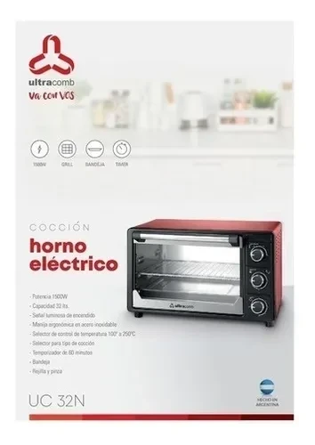 HORNO ELÉCTRICO ULTRACOMB 32LTS