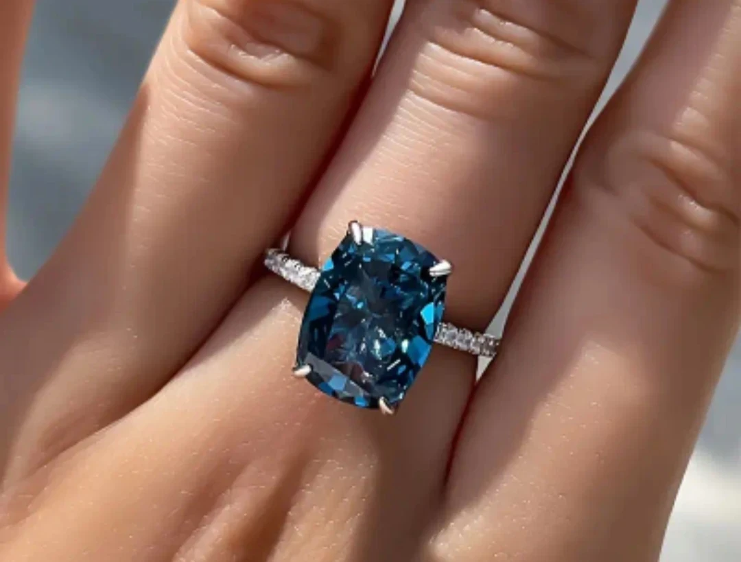 Anillo Aguamarina 