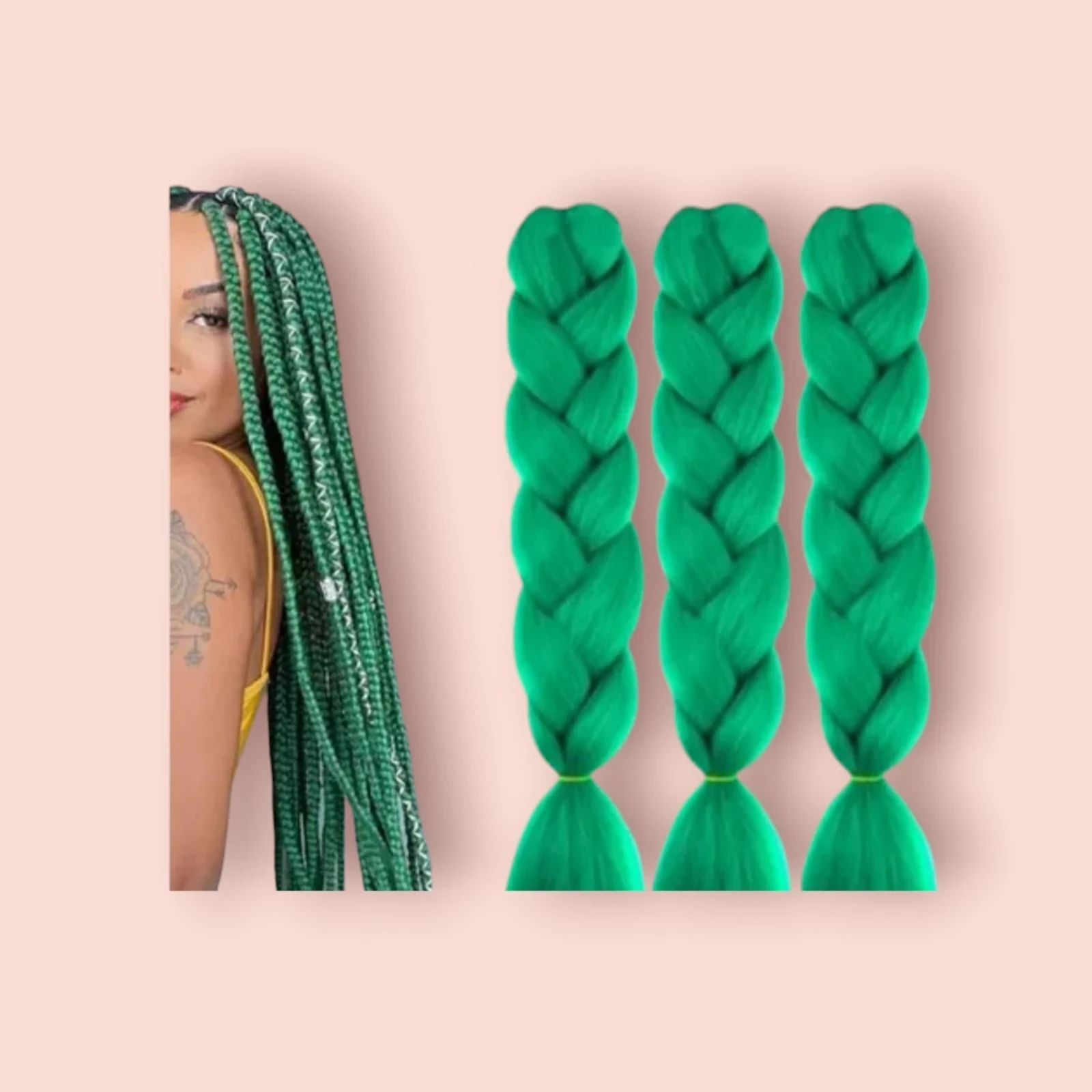 TRENZA AFRICANA EXTENSIÓN KANEKALON A24