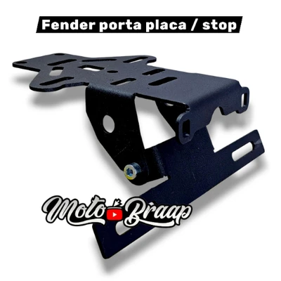 FENDER PORTA PLACA STOPUniversal acero 1045