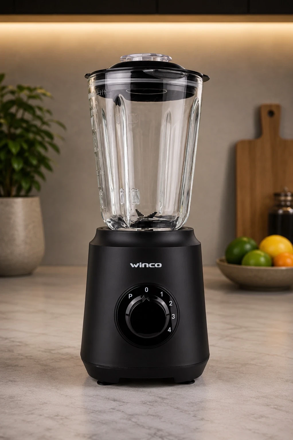 LICUADORA WINCO CON VASO DE VIDRIO 500W 1.5LT