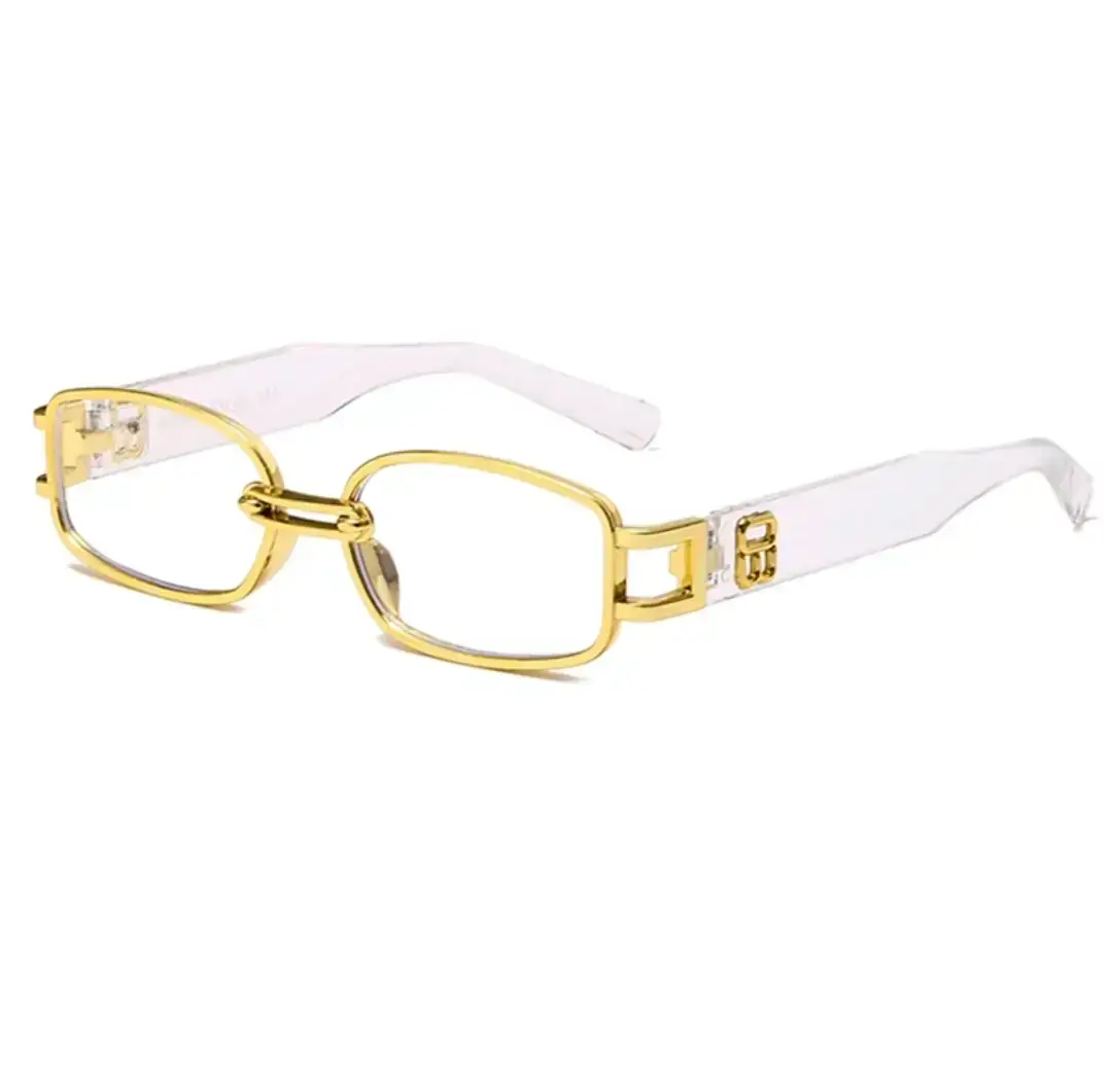 Lentes de sol Cuadro Chico - White & Golden