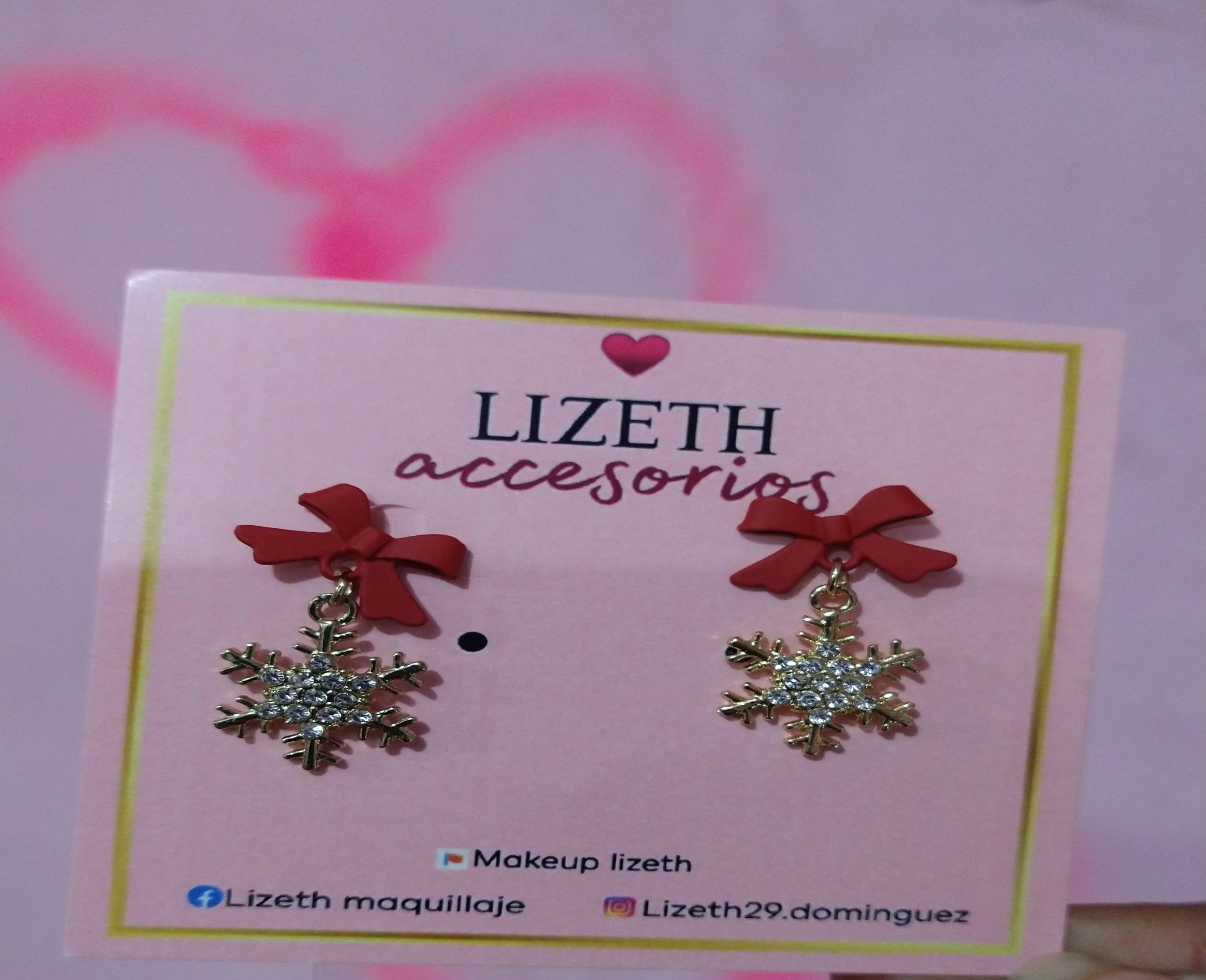 Aretes moño de copo 2