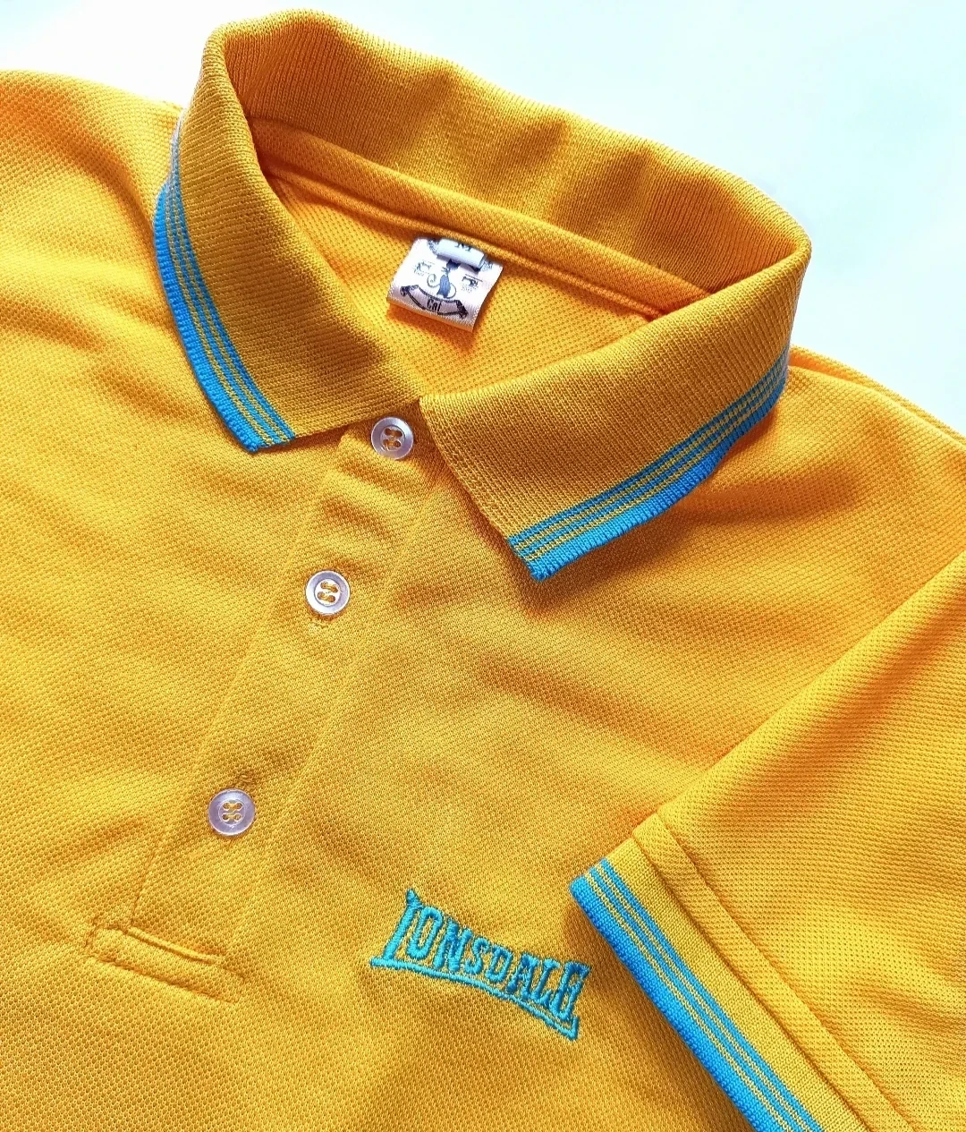 Camisa polo amarillo mostaza  2