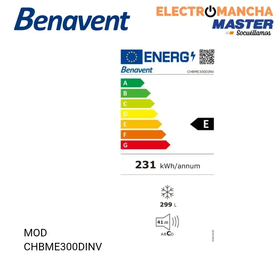 CONGELADOR ARCON BENAVENT CHBME300DINV CICICLO 300 LITROS E 4