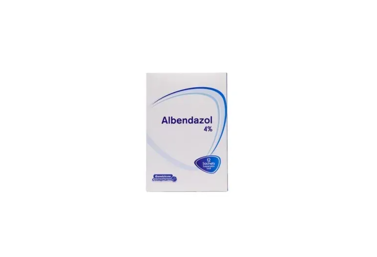 ALBENDAZOL JARABE 4% X 12 SACHETS COAS