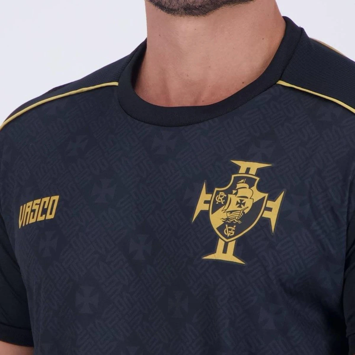 CAMISA BRAZILINE DAWN VASCO PRETA  3