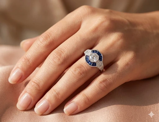 Anillo zafiro