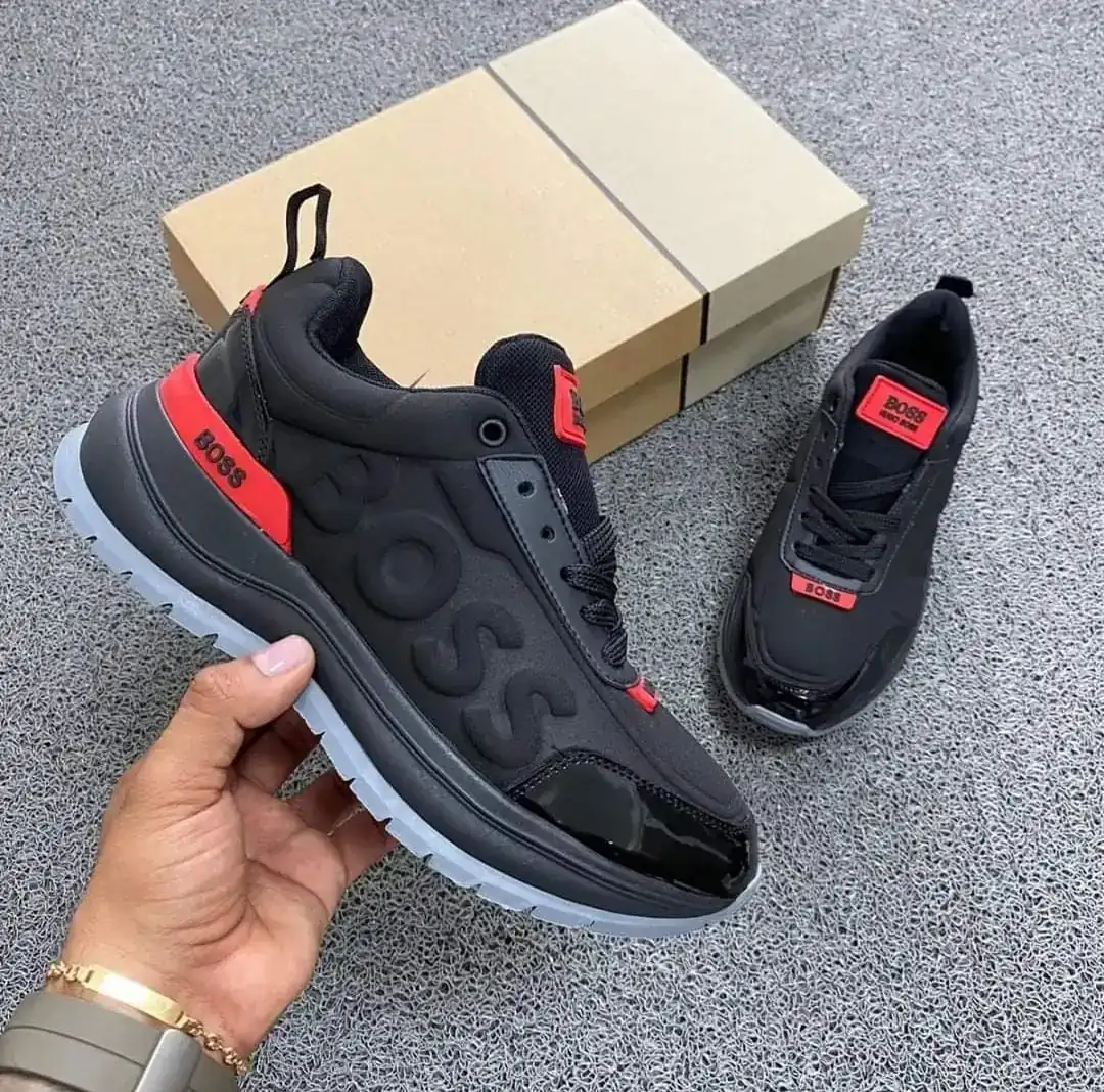 HUGO BOSS NEGRO ROJO 