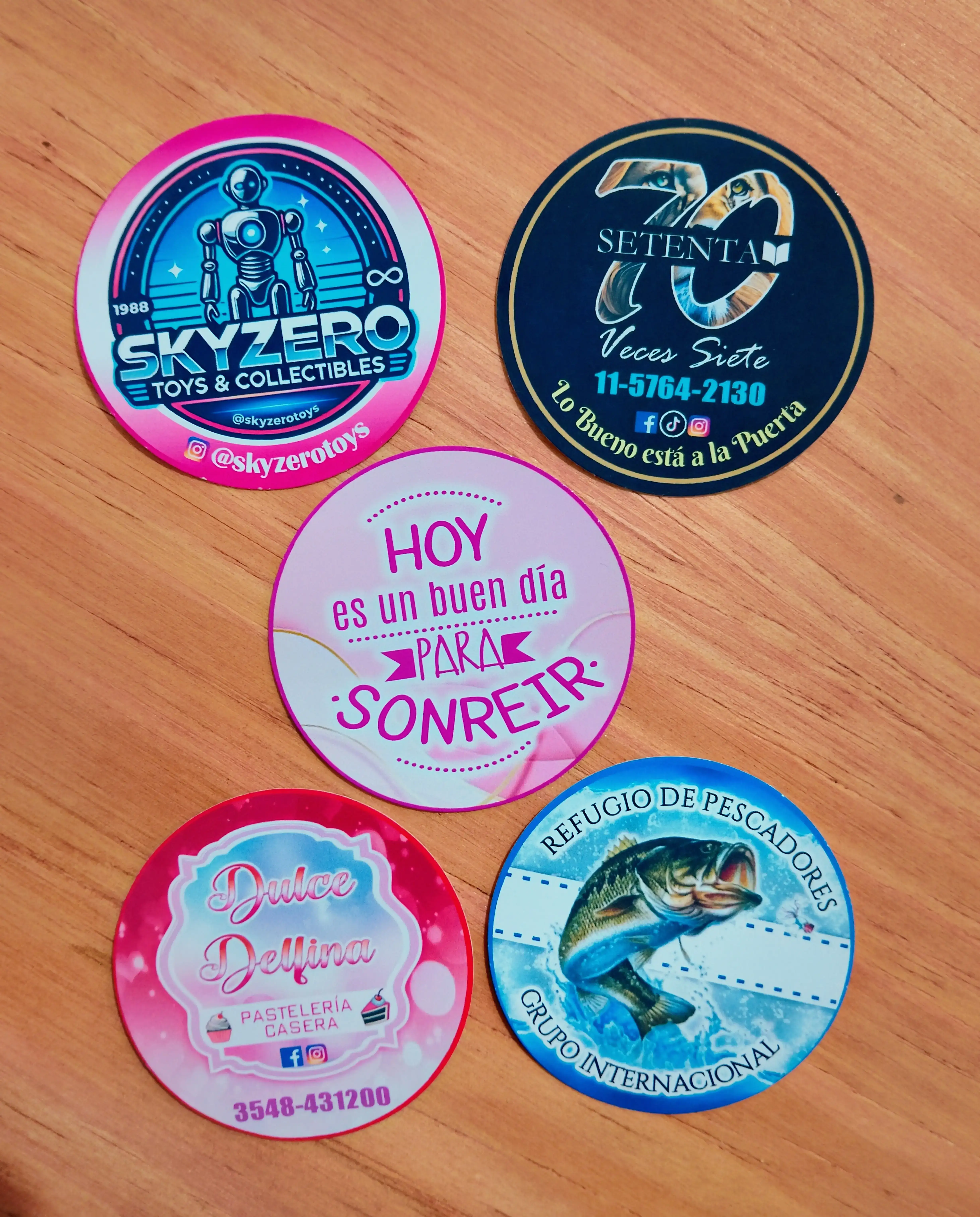 Pack x100 Etiquetas circulares 4