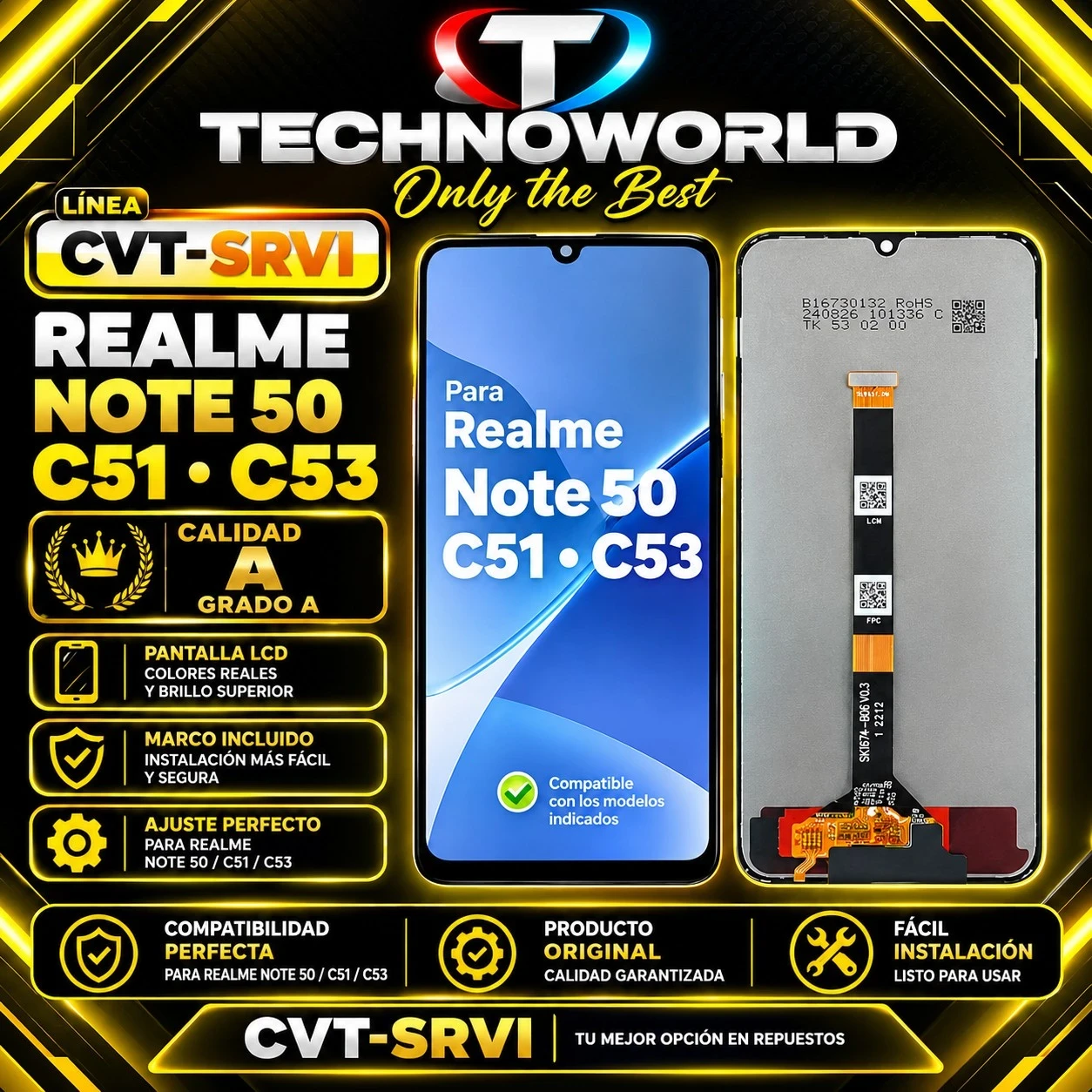 Mod cvt  Realme Note 50 - C51 - C53 B