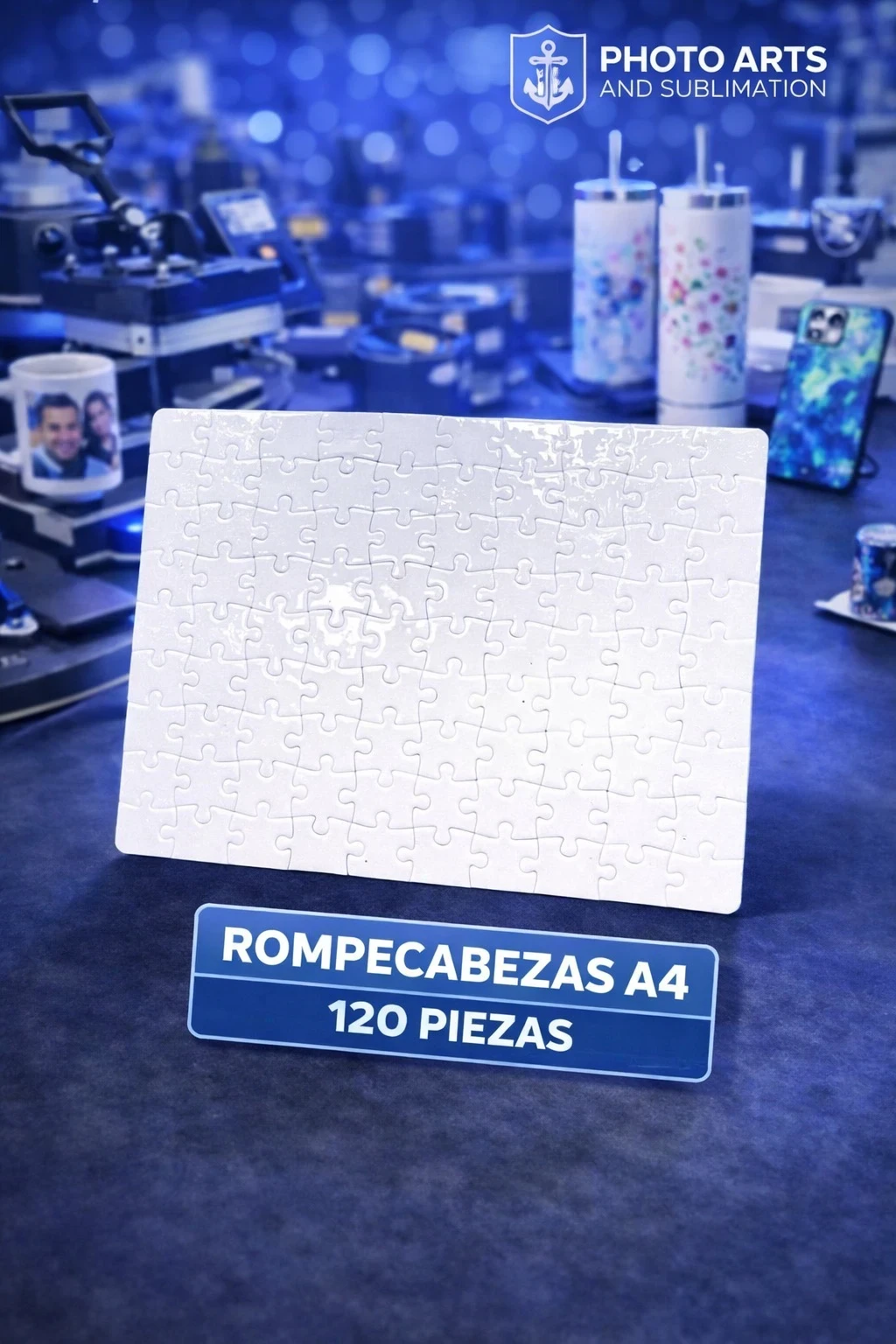 Rompecabezas A4 x 120 Piezas Sin Base