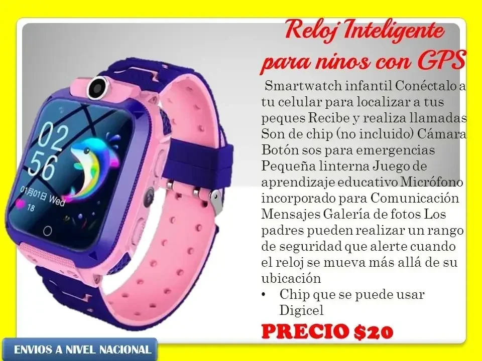Smartwatch infantil con gps 