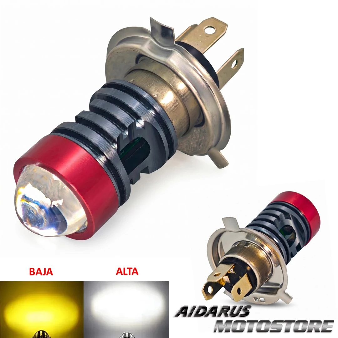 FOCO LED H4 PARA FARO PRINCIPAL LUZ BICOLOR