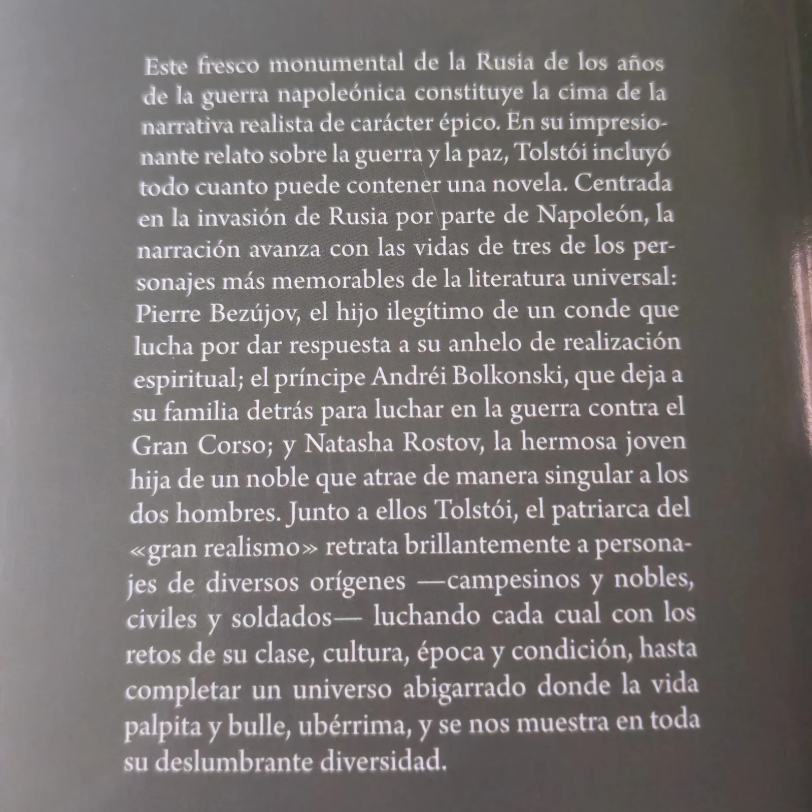 Guerra y paz, Lev Tolstói, nuevo 2