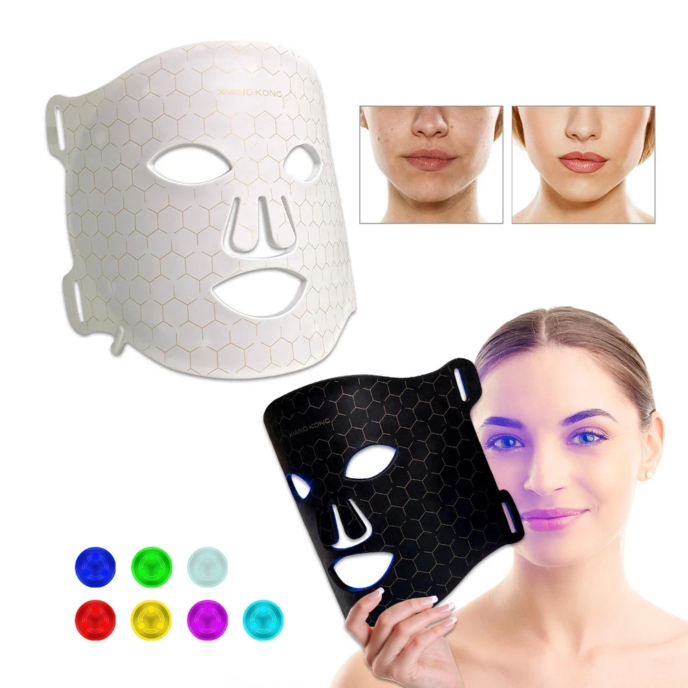 Mascarilla led recargable 