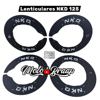 NKD 125 Juego Lenticulares x 4 ML