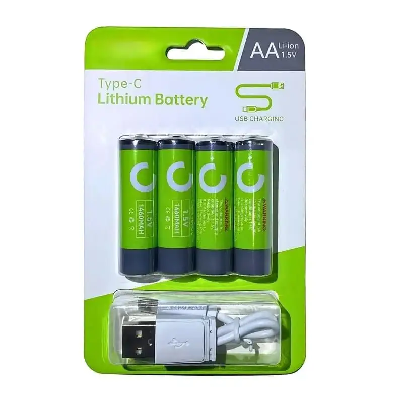 PILAS AA RECARGABLES TIPO C 2