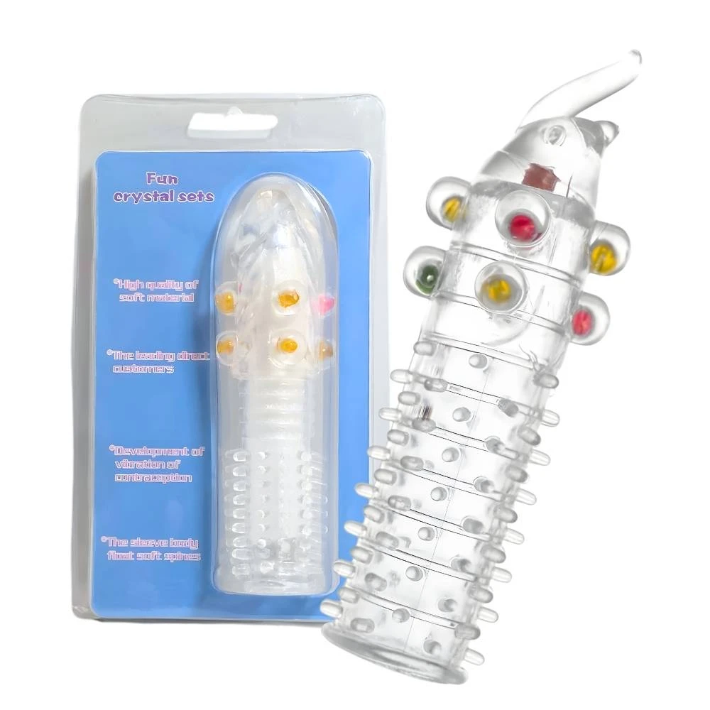 Funda para pene perlas retardante 