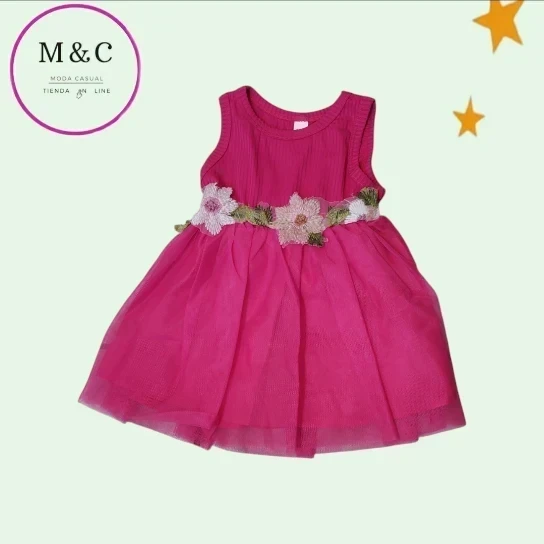 vestido para bebe talla 3-6 meses 2