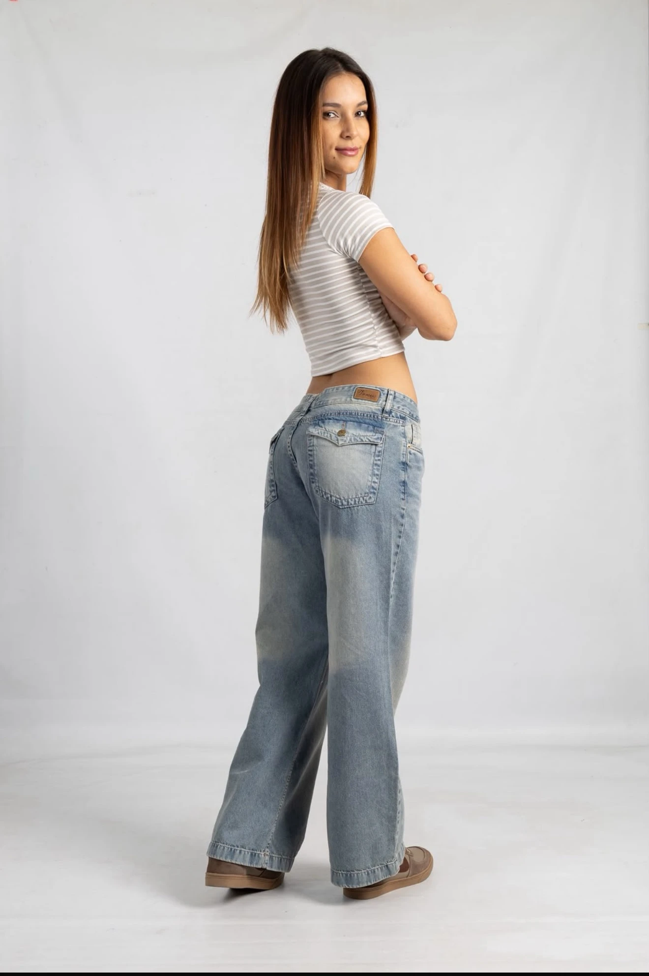 WIDE LEG MATIZADO