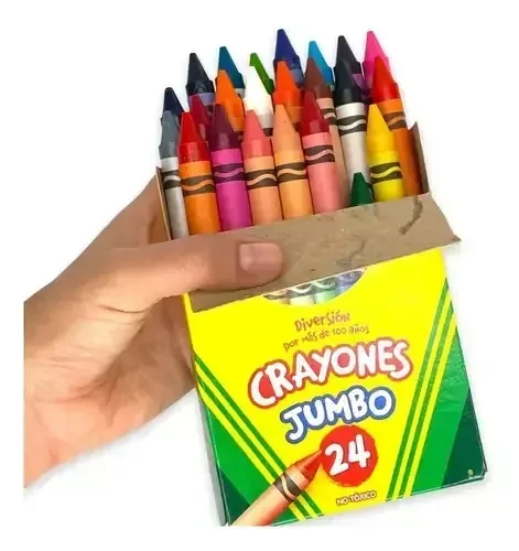 Crayolas jumbo con 24 colores crayola 2