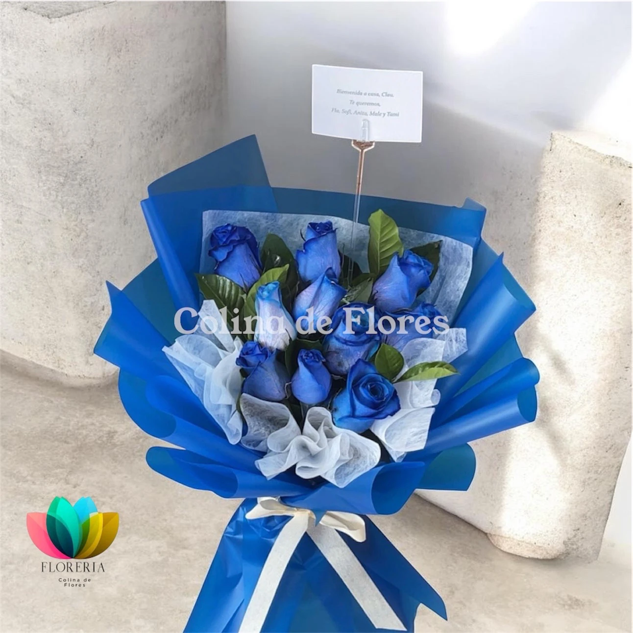 Rosas azules 
