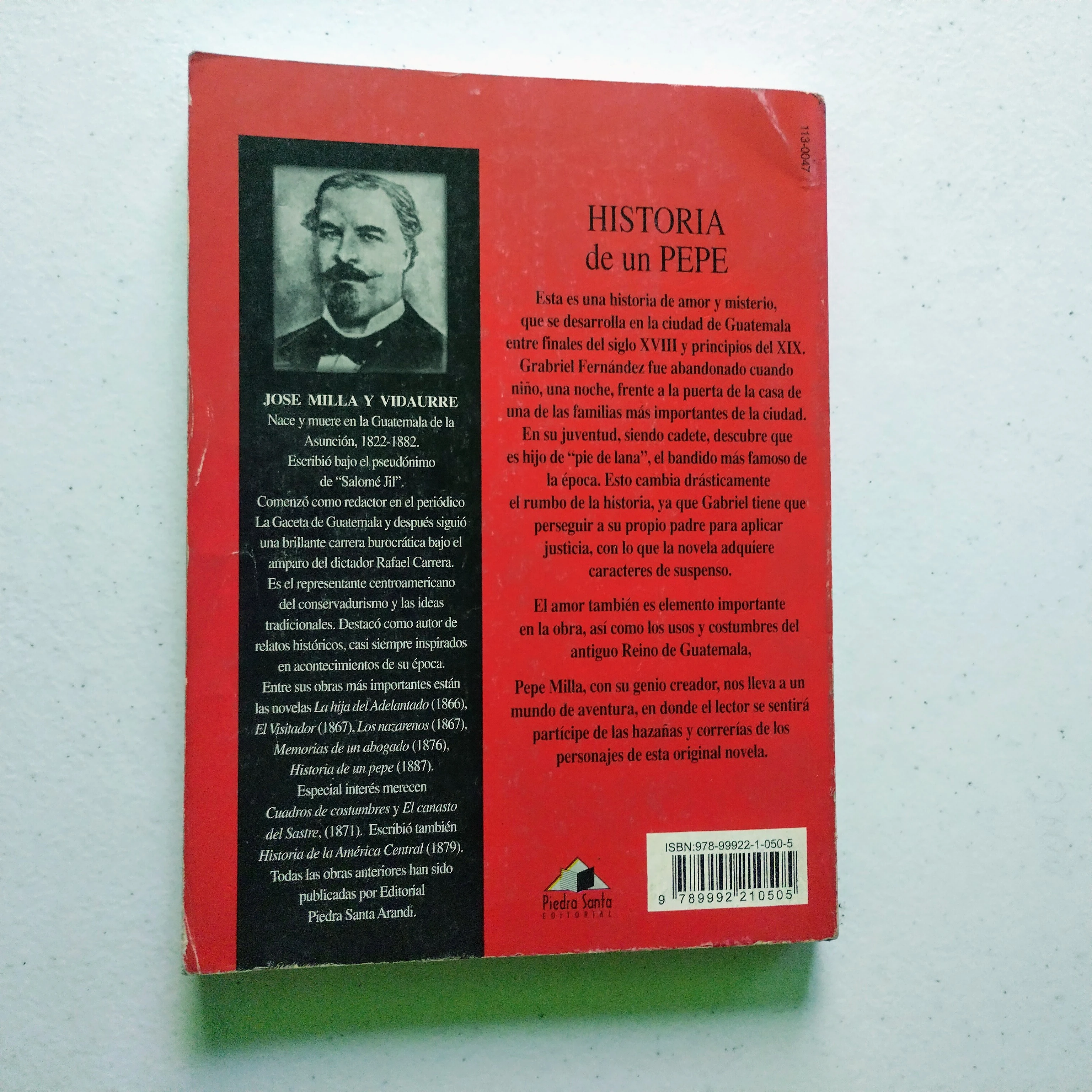Historia de un Pepe, José Milla, usado 2