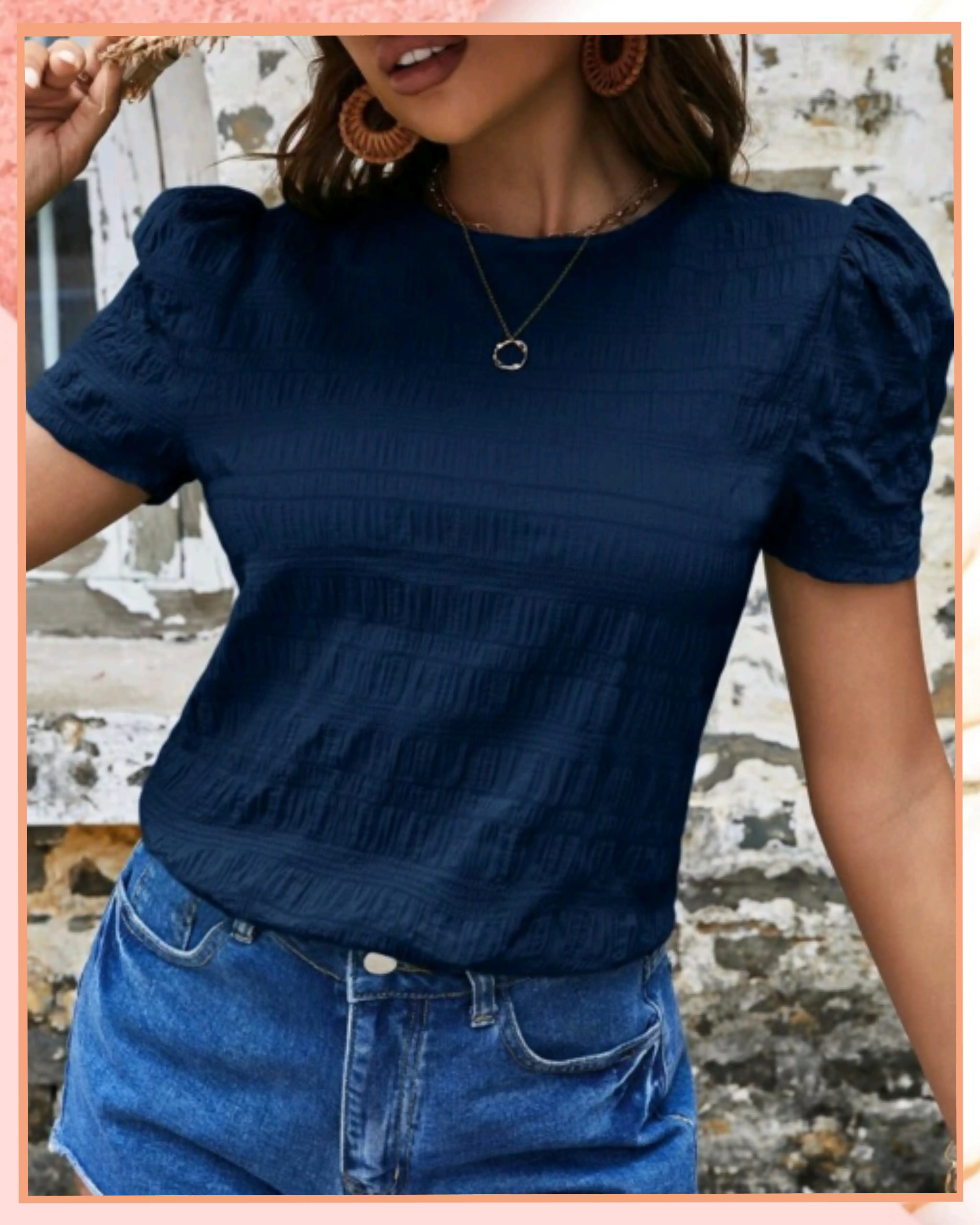 M - Blusas manga farol 3