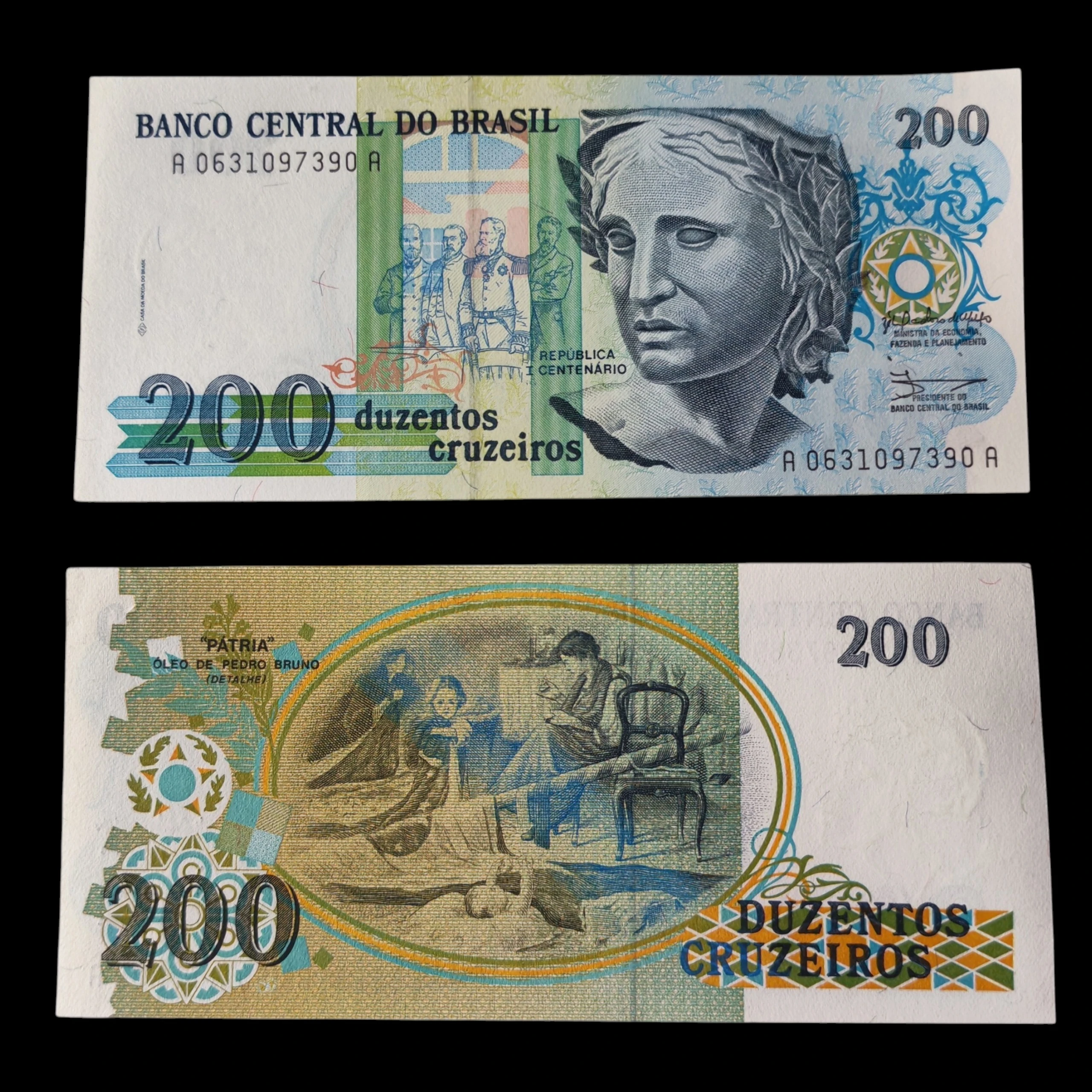 ° Brasil 200 cruzeiros UNC