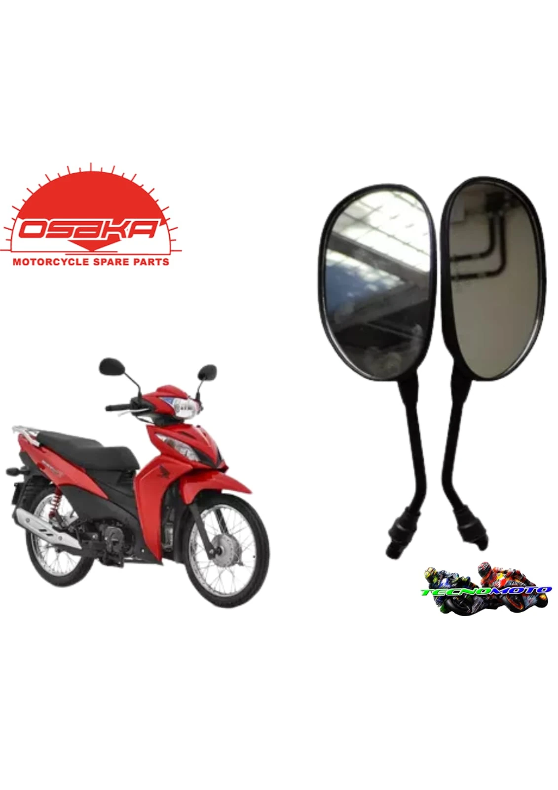 ESPEJO HONDA 110 WAVE S 2017 -JUEGO   -47540