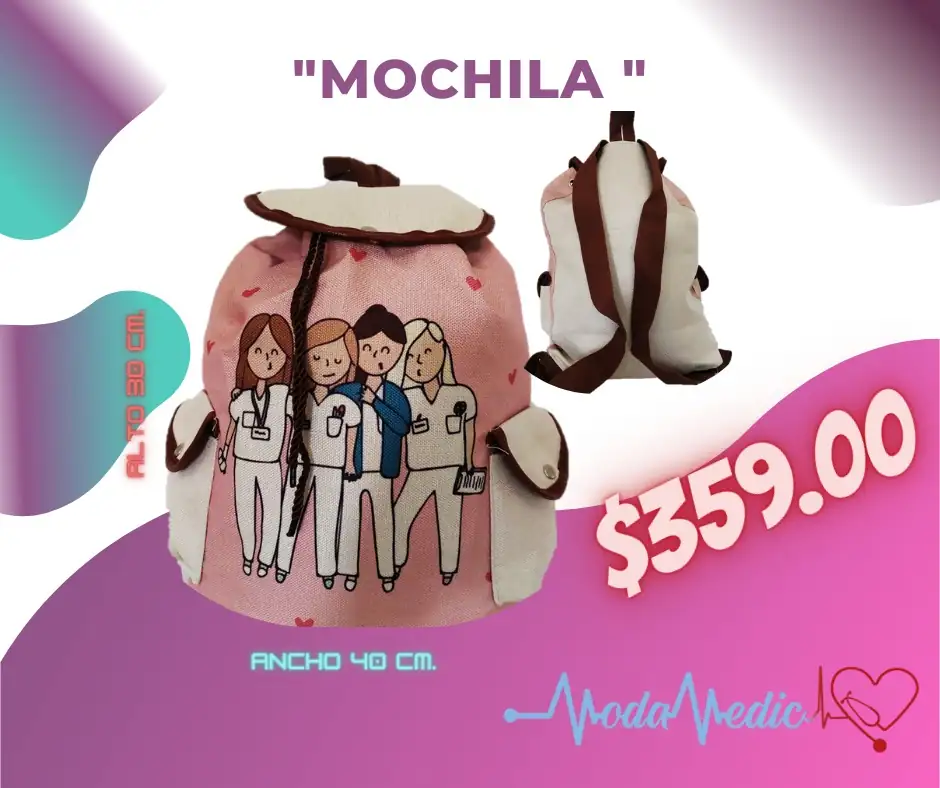 Mochilas diseño de enfermeras 2