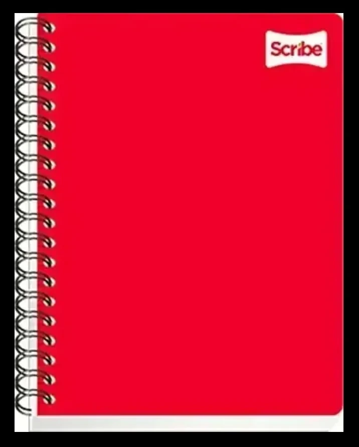 Cuaderno profesional rayado scribe  200 h espiral-doble 3