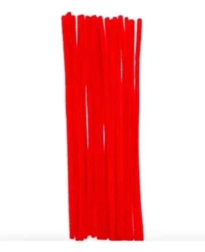 un limpia pipas rojo terciopelo  2