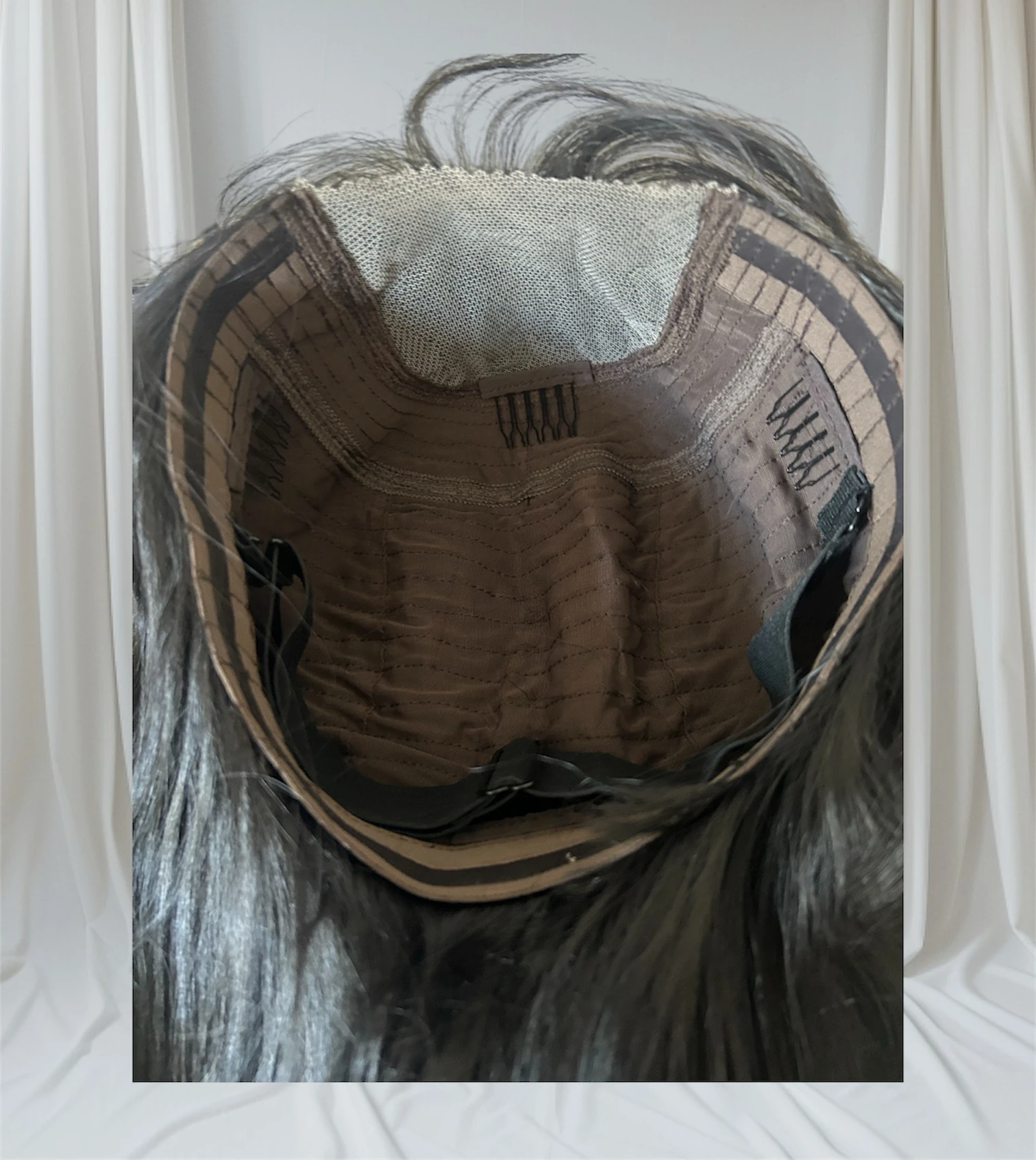 Peluca Semi natural 24” frontal lace 4x4 glueless  4