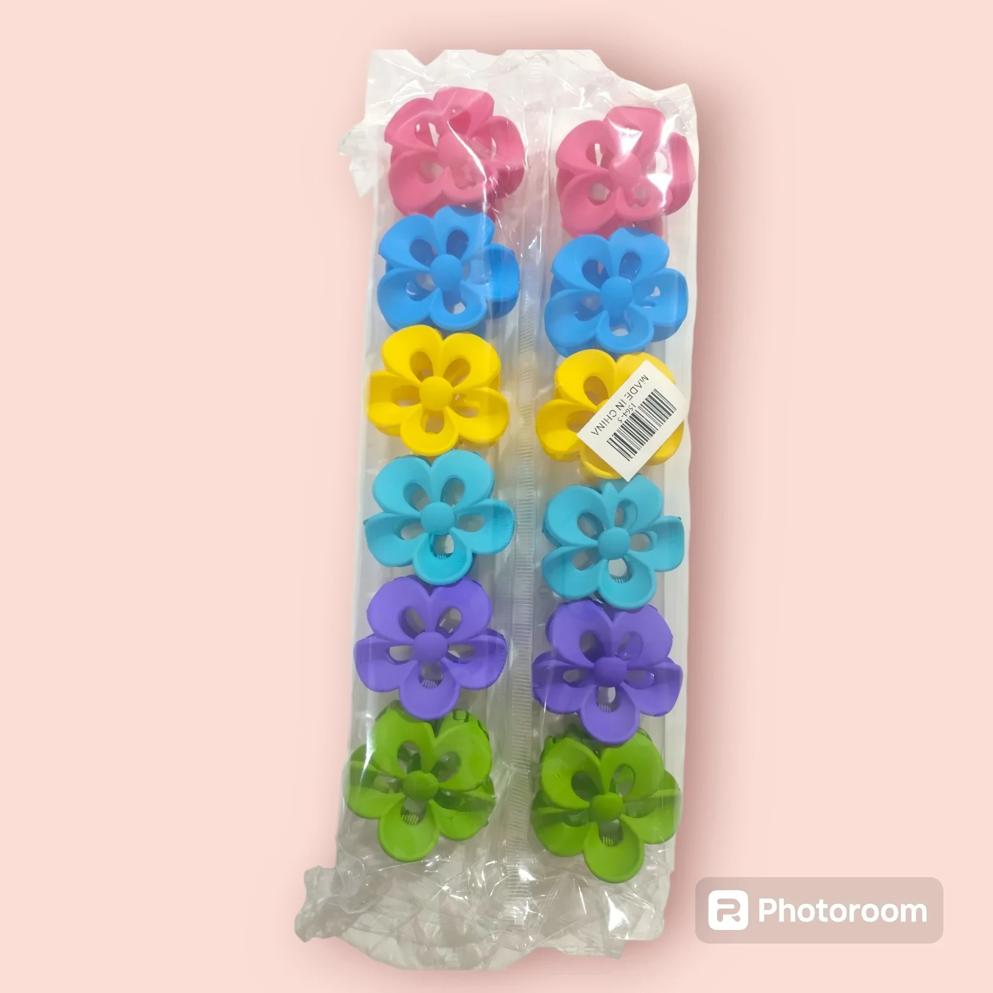 BROCHE MULTICOLOR X 6 UNIDADES