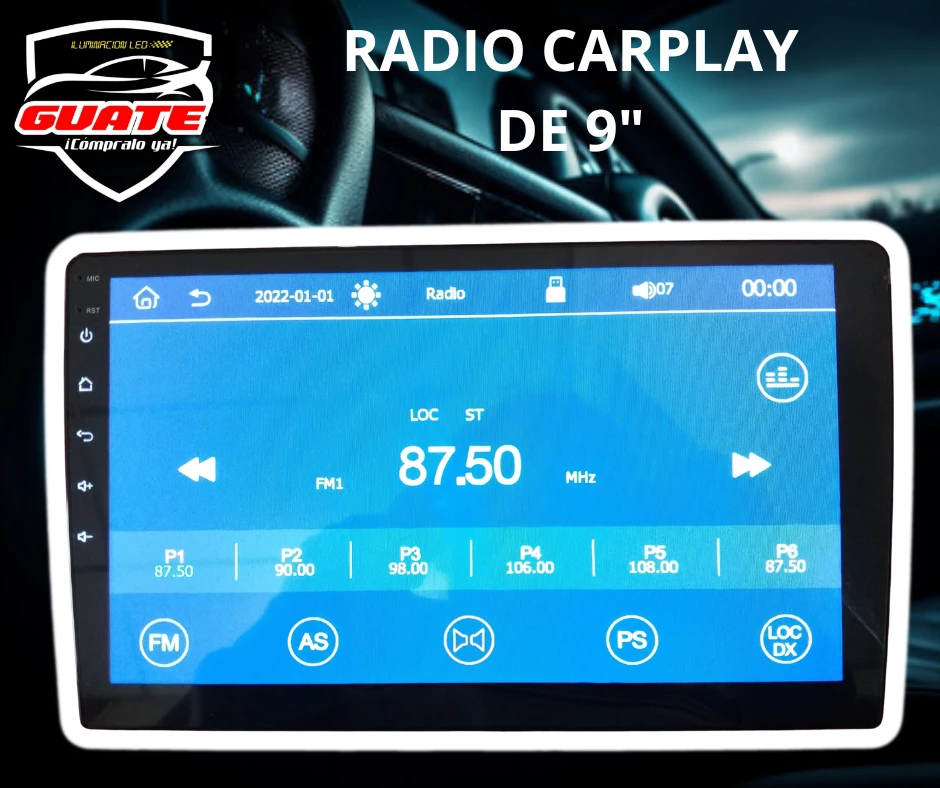 RADIO CARPLAY 9"