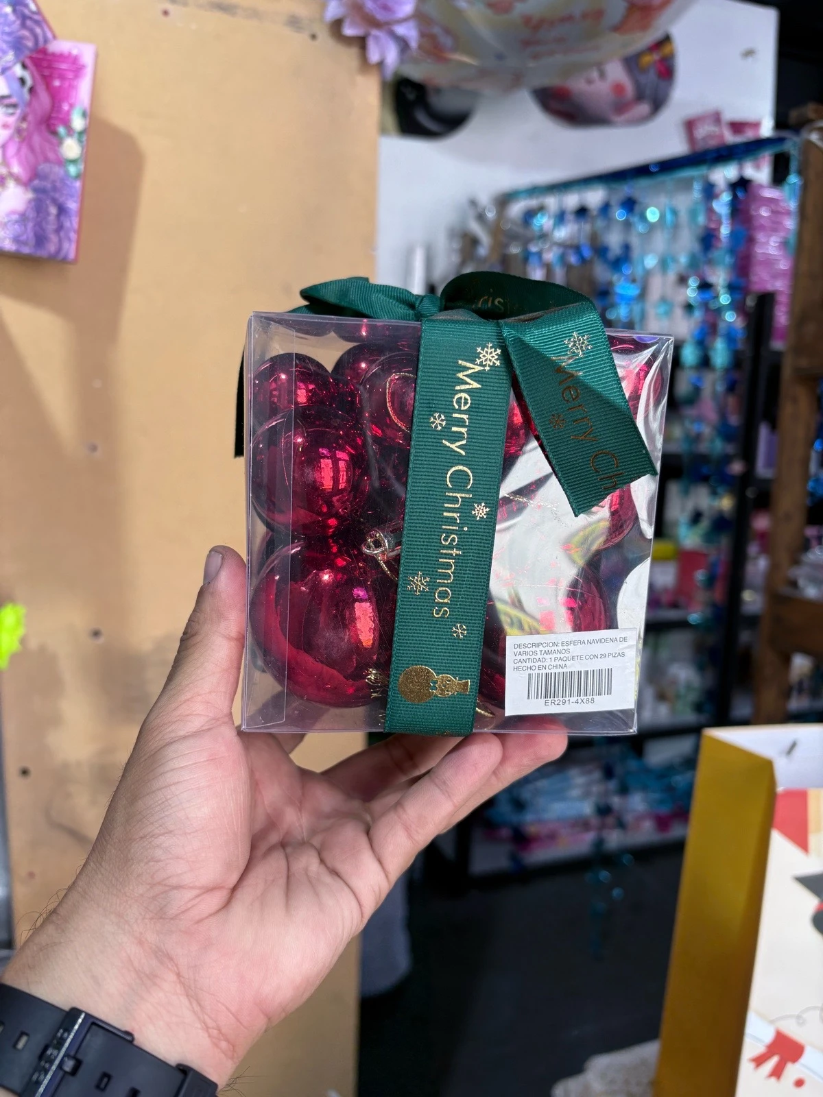 SET DE 29 esferas com caja de regalo  4