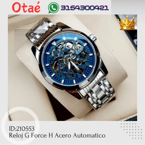 Reloj G Force H Acero Automatico  4