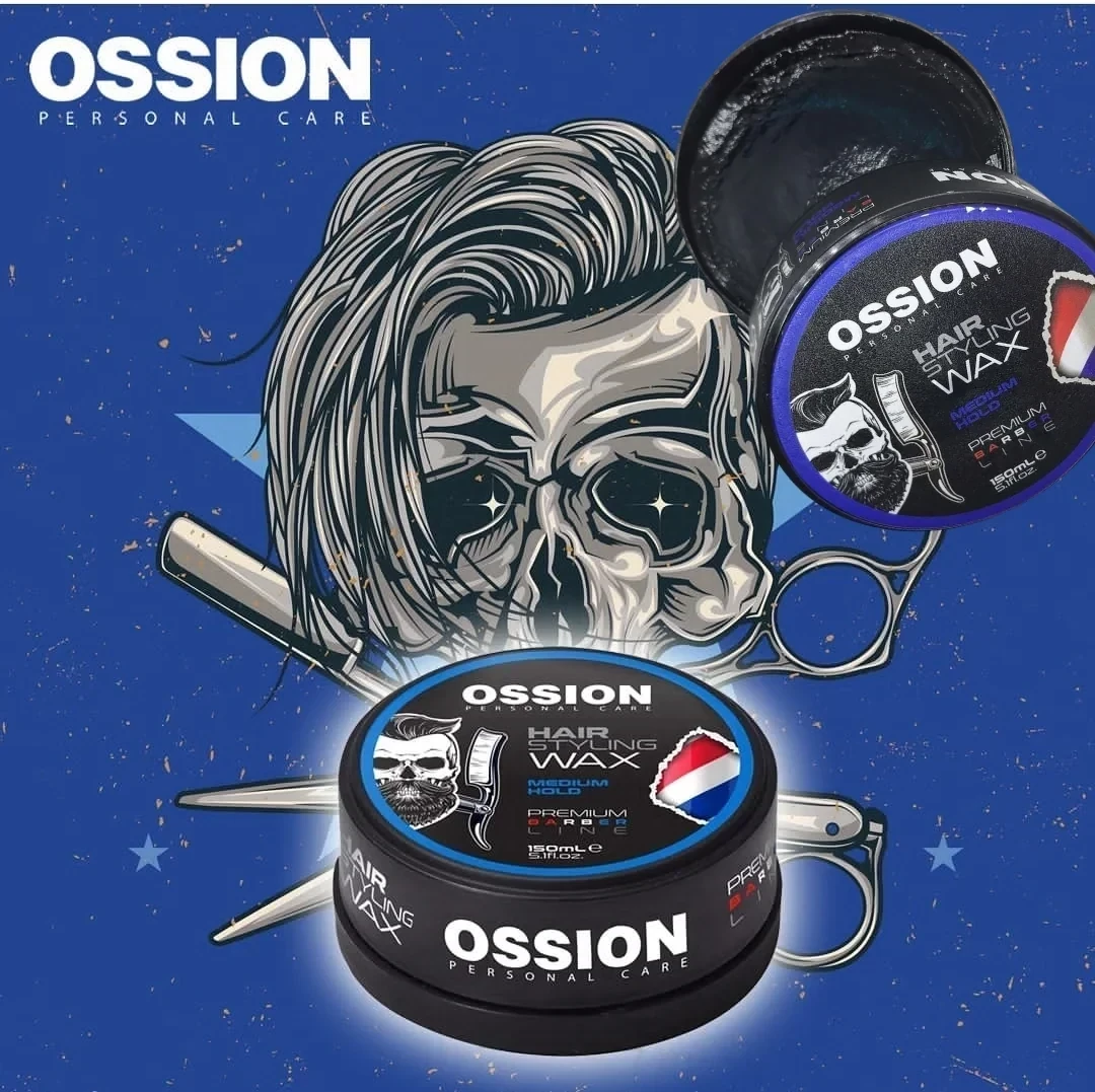 ossion cera cabello azul 