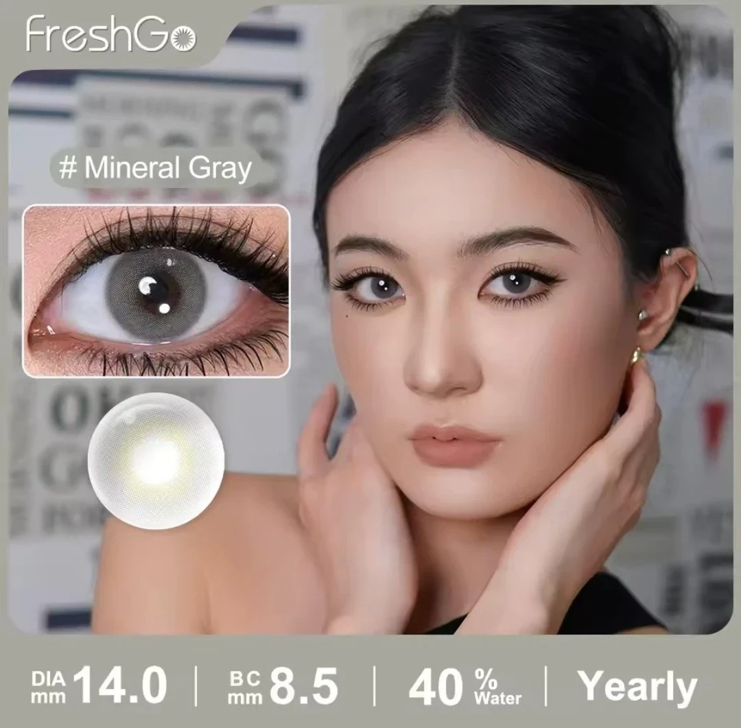 Lentes de contacto - Referencia: Euroring / Mineral Gray - SIN BORDES